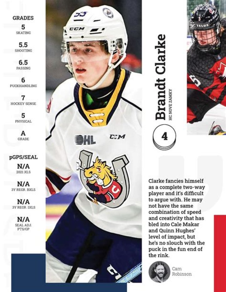 
Brandt Clarke Older Brother Graeme Clarke Is A Winger For Utica Comets 